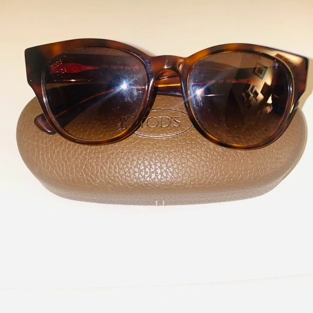 Todd Authentic Havana Sunglasses